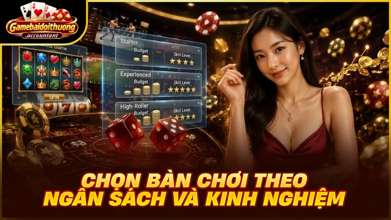 Lựa chọn mức cược trong giới hạn ngân sách